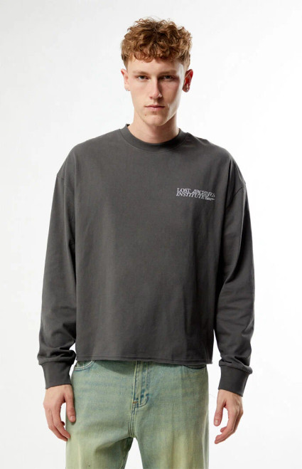 Pacsun Men's Lost Archives Cropped Long Sleeve T-Shirt - 0126519270016