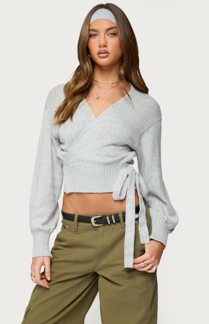 Edikted Women's Stella Wrap Knit Cardigan - 0740609690308
