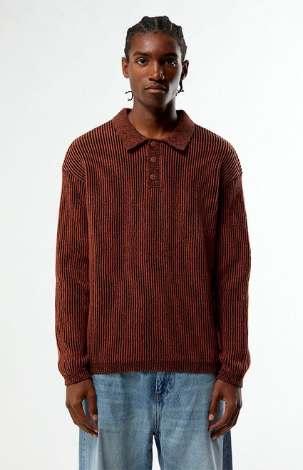 Pacsun Men's Ribbed Boxy Fit Sweater - 0128610730003