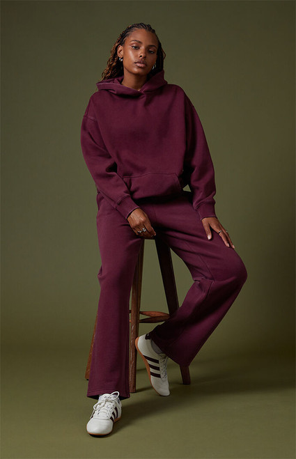 Pacsun Women's Ultra Soft Fleece Core Vintage Wash Pullover Hoodie - 0751484260077