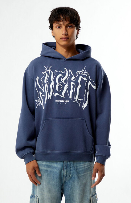 Nightlab Men's Blue Made In The Night Hoodie - 0190522800105
