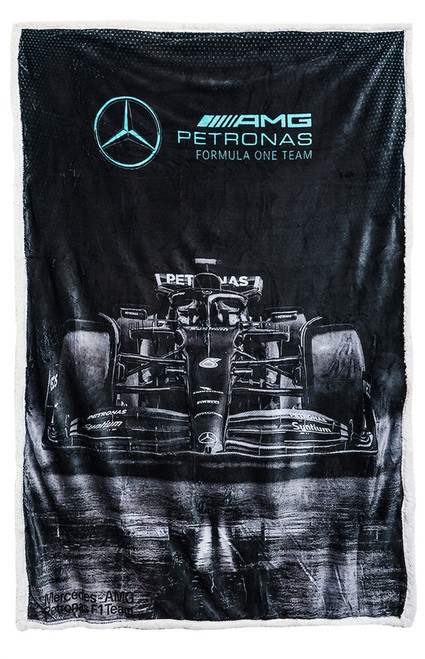 Men's F1 Mercedes AMG Petronas Official Fleece Blanket - 0685603580018