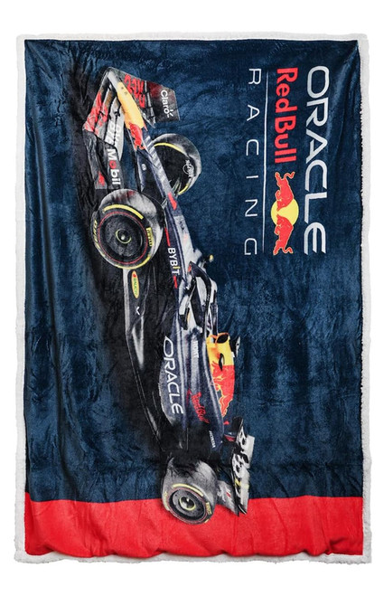 Men's F1 Oracle Red Bull Racing Official F1 Fleece Throw Blanket - 0685603580031