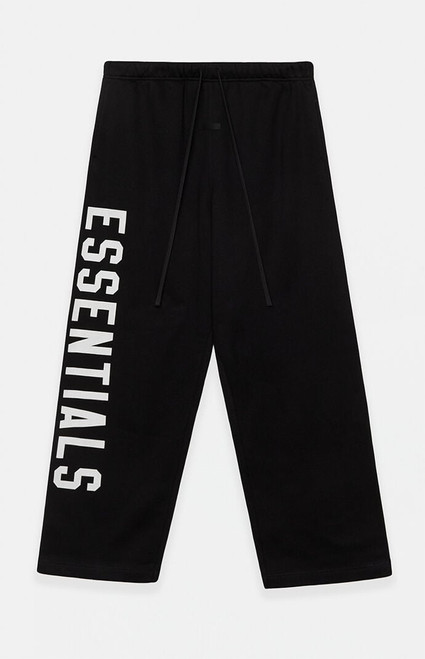 Fear of God ESSENTIALS Men's Black Heavy Fleece Relaxed Sweatpants - 0130468680026001
