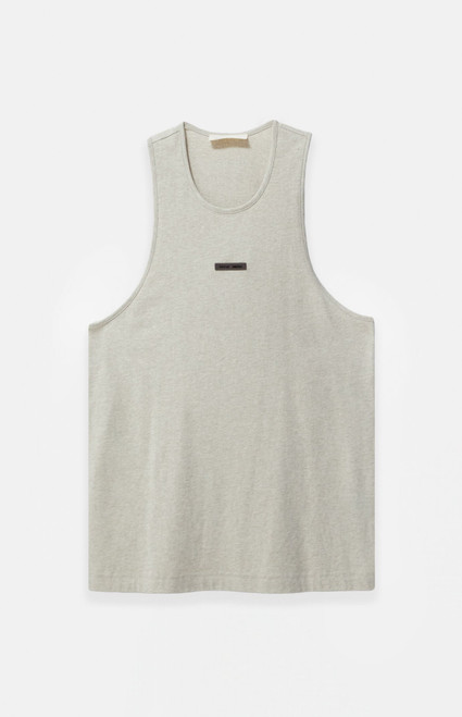 Fear of God ESSENTIALS Men's Heather Stone Tank Top - 0125250500704969