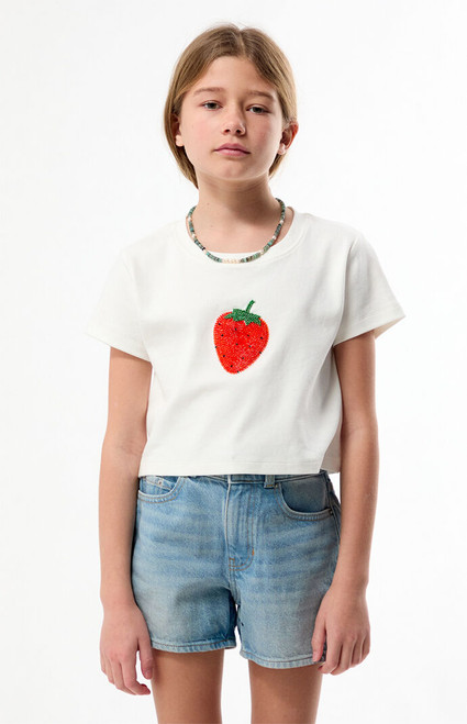 Pacsun Kids Kids Baggy Denim Shorts Medium Blue - 0787611110003