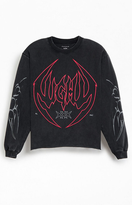 Nightlab Men's Made In The Night Cropped Long Sleeve T-Shirt - 0103522800013