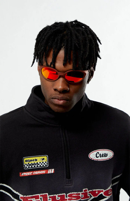 Oakley Men's Fire Orange Eye Jacket Redux Sunglasses - 0622490750009