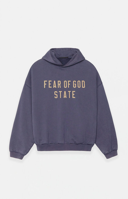 Fear of God ESSENTIALS Men's Marine Heavy Fleece Hoodie - 0192468680033926