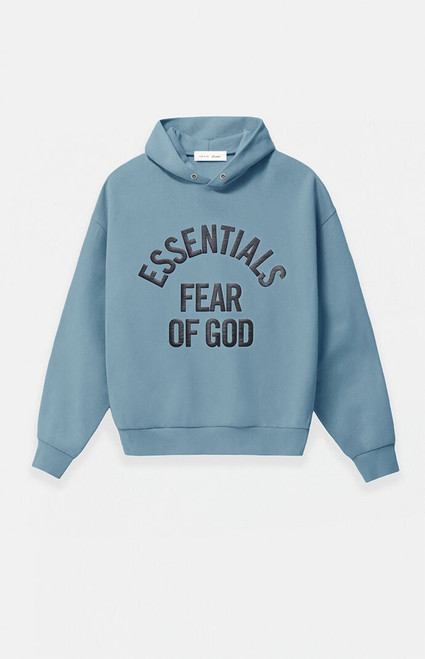 Fear of God ESSENTIALS Men's Faded Coastal Campus â90s Hoodie - 0192468680095868