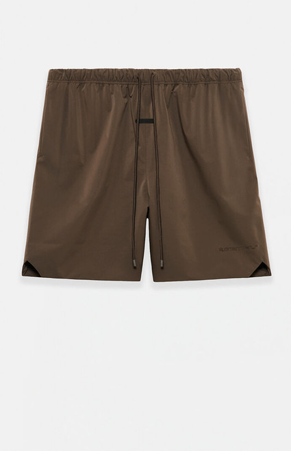 Fear of God ESSENTIALS Men's Brown Active Trace Classic Shorts - 0160609930028020