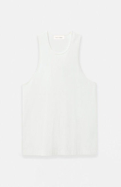 Fear of God ESSENTIALS Men's Ivory Signature Tank Top - 0125250500759011