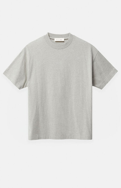 Fear of God ESSENTIALS Men's Concrete Heather Signature '90s Short Sleeve T-Shirt - 0125250500764345
