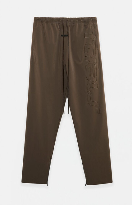 Fear of God ESSENTIALS Men's Brown Active Trace Baggy Track Pants - 0130609930050020