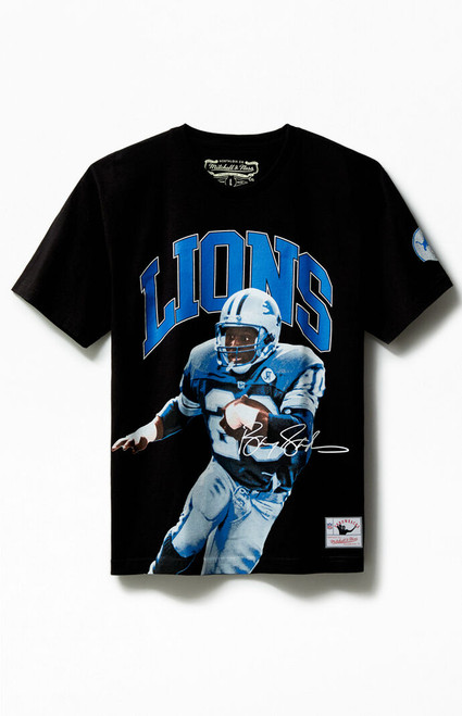 Mitchell & Ness Men's Detroit Lions Barry Sanders T-Shirt - 0097514810111