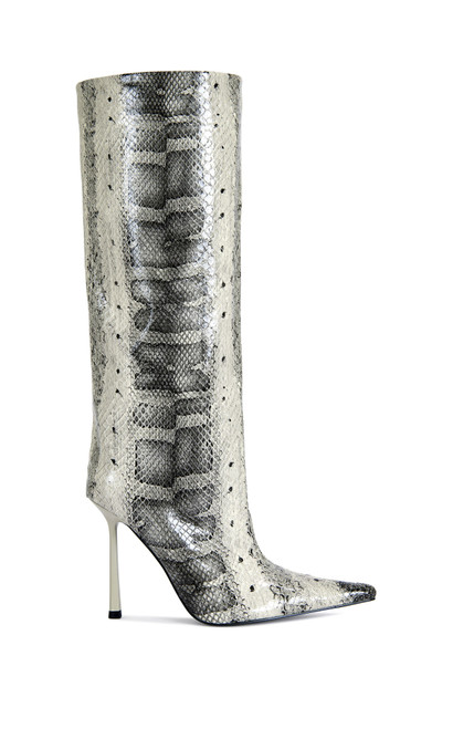 AZALEA WANG Women's Madeye Snake Stiletto Boots - 0580611590127