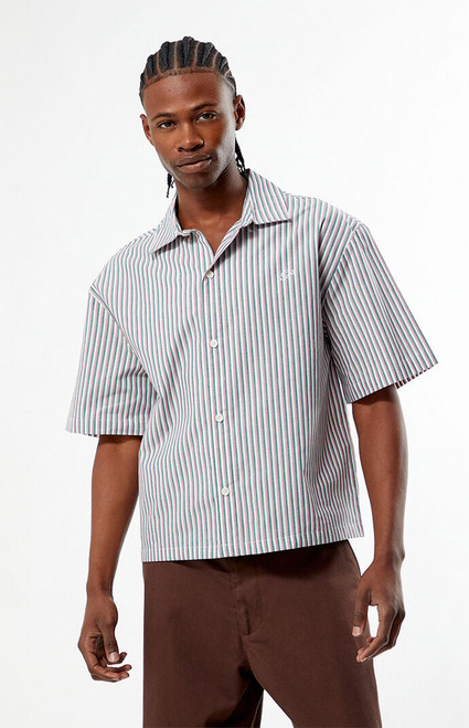 Pacsun Men's Paseo Striped Camp Shirt - 0180611140040