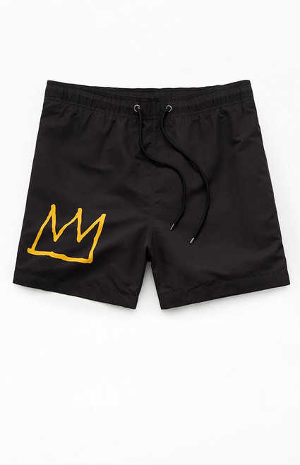 Ripple Junction Men's Basquiat Colorblock 4" Swim Trunks - 0150432810005