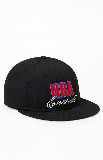 New Era Men's x Fear of God ESSENTIALS Black NBA 9FIFTY Hat - 0642514970002