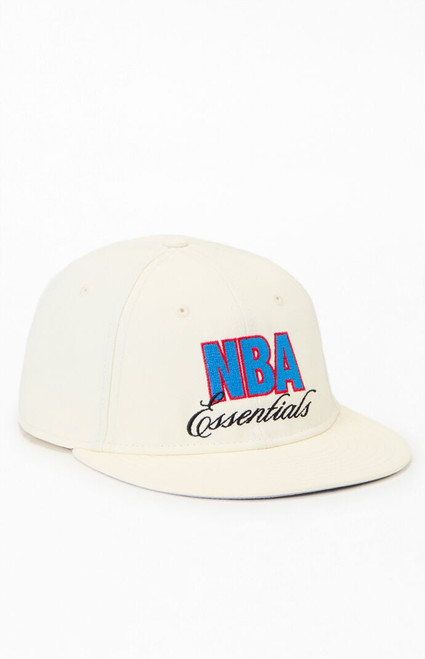 New Era Men's x Fear of God ESSENTIALS Cream NBA 9FIFTY Hat - 0642514970003