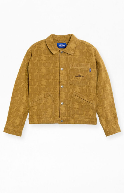 Awake NY Men's Jacquard Denim Jacket - 0202603440007