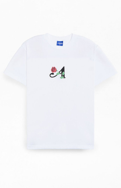 Awake NY Men's White Flower Classic T-Shirt - 0125603440040