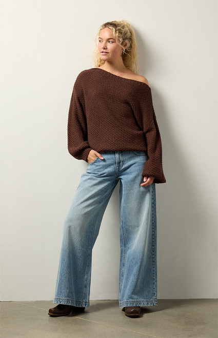 Your Favorite Women's Wren Off-The-Shoulder Sweater - 0740484260174