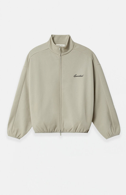 Fear of God ESSENTIALS Men's Abbey Stone Modern Fleece Track Jacket - 0202250500233313