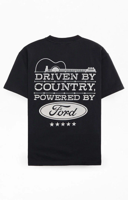 FORD Men's Powered By T-Shirt - 0097603260556