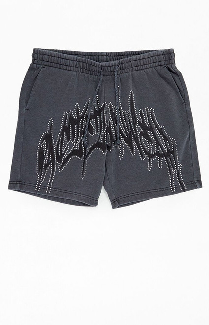 Pacsun Men's Handstyles Studded Fleece Sweat Shorts - 0172522800035