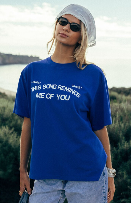 LONELY GHOST Women's This Song Reminds Me Of You T-Shirt - 0702611060031