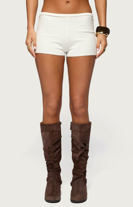 Edikted Women's Arianna Knit Shorts - 0266609690006