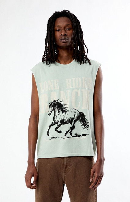 Pacsun Men's Lone Rider Muscle Tank Top - 0124468680051