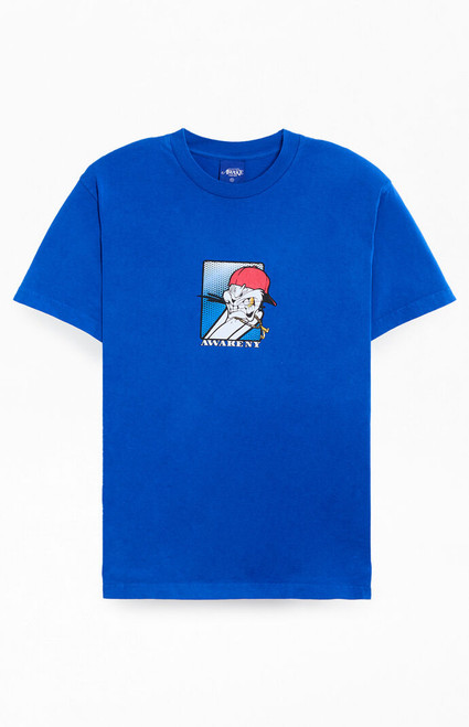 Awake NY Men's Blue Bunny T-Shirt - 0125603440036