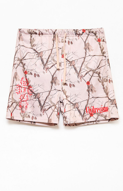 Civil Men's Blooming Camo Mesh Shorts - 0172460120057
