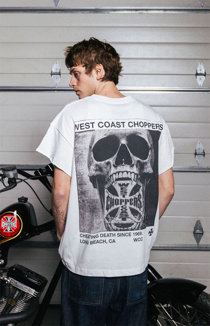 West Coast Choppers Men's Cheating Death Cap Sleeve T-Shirt - 0097603260902