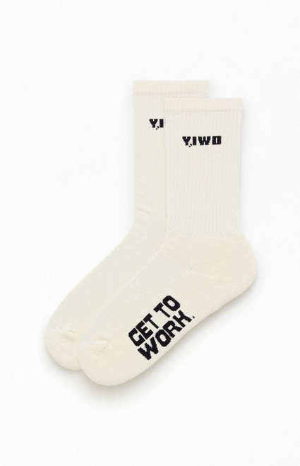 YIWO Men's Hardwear Crew Socks - 0142610200005