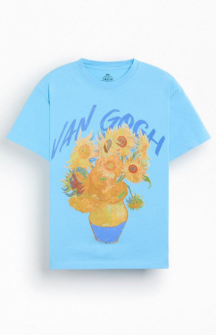 Men's Van Gogh Flowers T-Shirt - 0097525820036