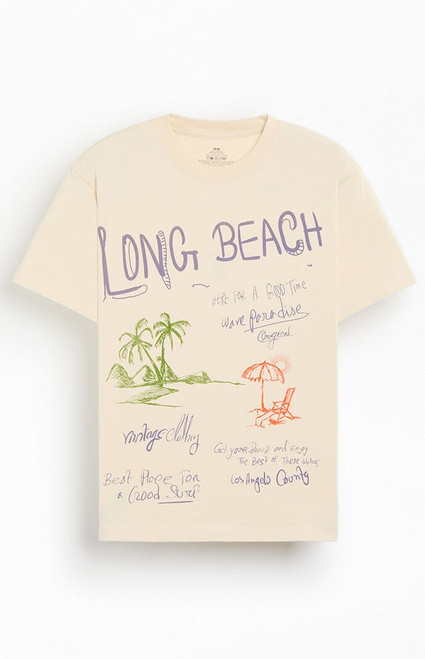 Men's Long Beach T-Shirt - 0097525820038