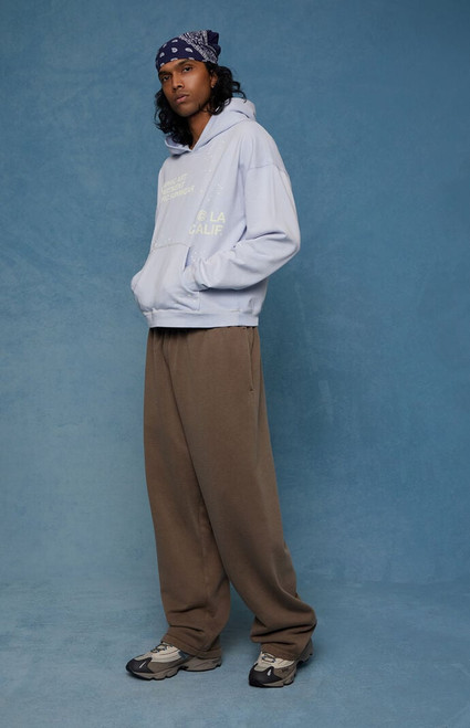 Pacsun Men's Brown Fleece Extreme Baggy Sweatpants - 0133522800068