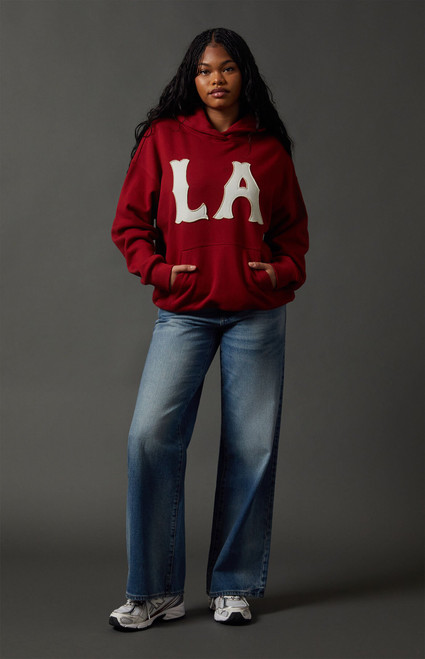 Pacsun Women's LA Patch Hoodie - 0751484260062