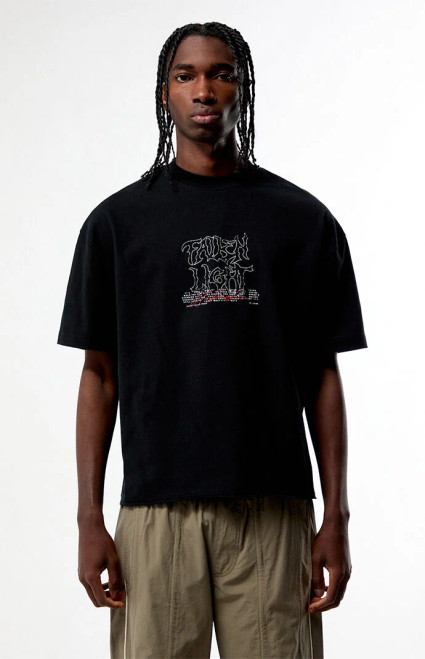 Pacsun Men's Fallen Light Cropped Boxy T-Shirt - 0120519270147