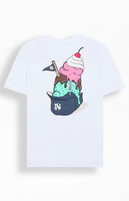 New Era Men's NY Yankees Ice Cream T-Shirt - 0097514970178