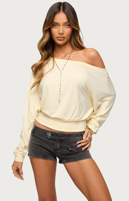 Edikted Women's Caisynne Off Shoulder Top - 0263609690093