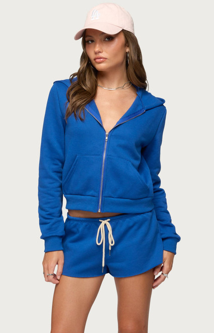 Edikted Women's Lynette Zip Up Hoodie - 0265609690014