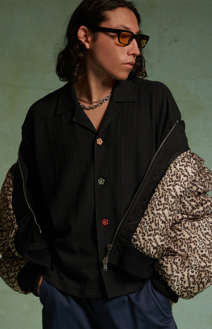 FIELD OF STUDY Men's by Pacsun Crest Camp Shirt - 0180484260017