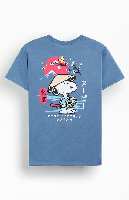 Riot Society Men's Snoopy Samurai T-Shirt - 0097448870020