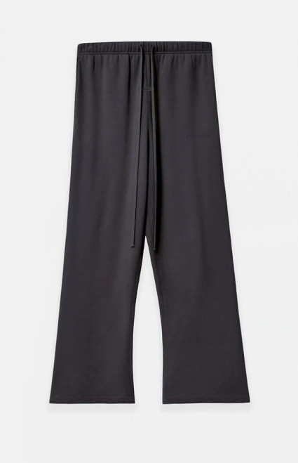 Fear of God ESSENTIALS Women's Faded Black Signature Classic Fit Flare Sweatpants - 0130468680055407