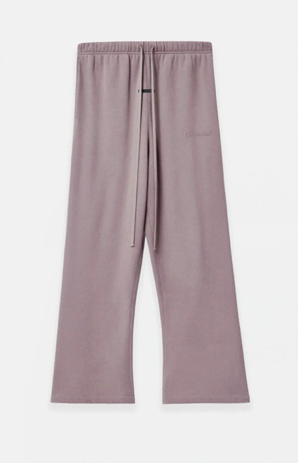 Fear of God ESSENTIALS Women's Faded Mauve Signature Classic Fit Flare Sweatpants - 0130468680056468