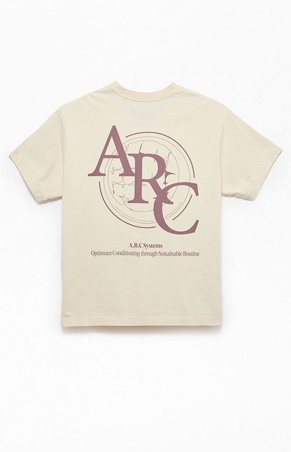A.R.C. Men's Optimum Light Gray Vintage Wash Heavyweight Oversized T-Shirt - 0140484260108